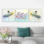 Wallity DRPRC10 Conjunto de 3 Pinturas Decorativas en Lienzo Multicolor